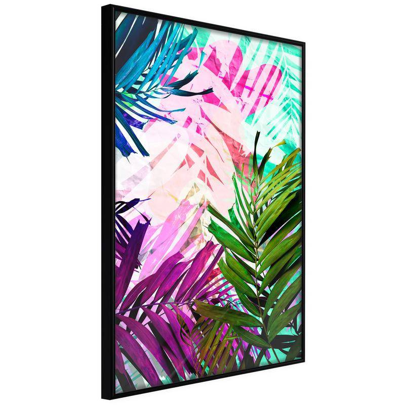 38,00 € Plakāts ar krāsainām palmu lapām - Arredalacasa