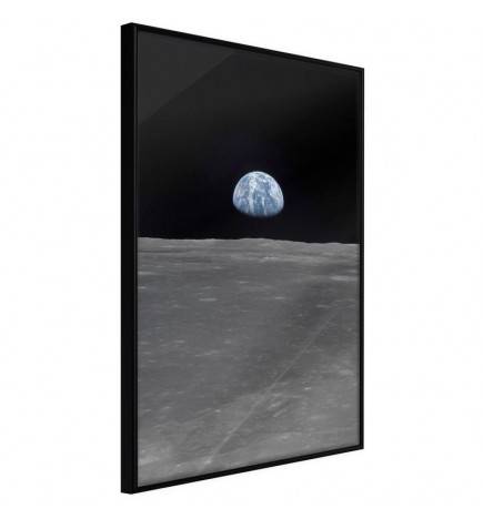 Poster in cornice con la terra e la luna - Arredalacasa