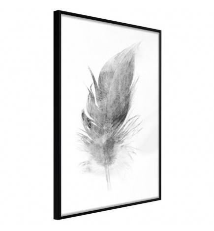 Poster et affiche - Lost Feather (Grey)