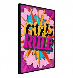38,00 € Plakāts meitenēm ar uzrakstu Girls Rule - Arredalacasa