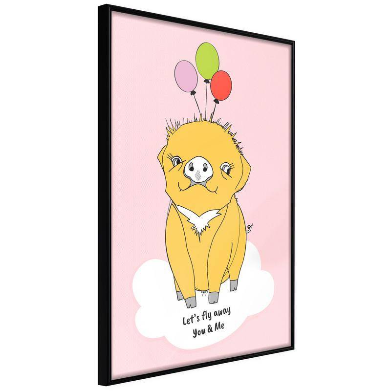 38,00 € Poster with a sika with balloons – Arredalacasa