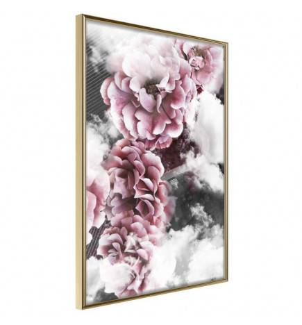 Poster in cornice - Peonie rosa e bianche - Arredalacasa