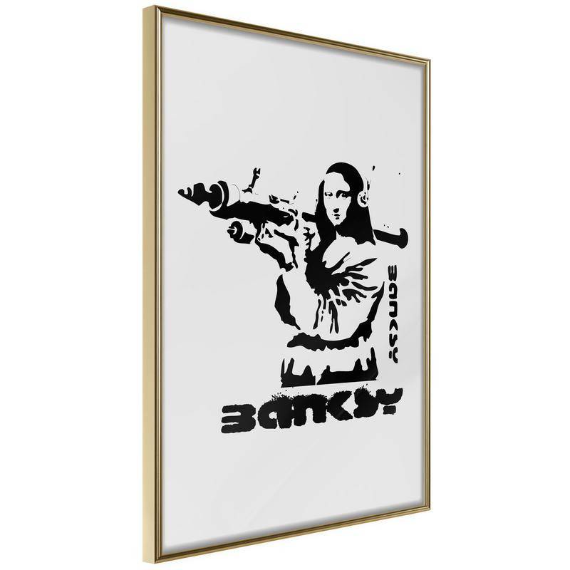 38,00 € Poster - Banksy: Mona Lisa with Bazooka I