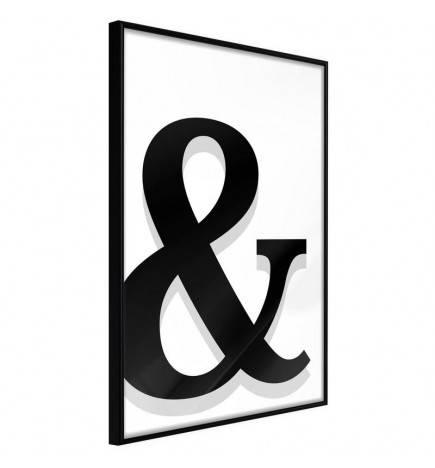 38,00 € Poster - Ampersand's Shadow