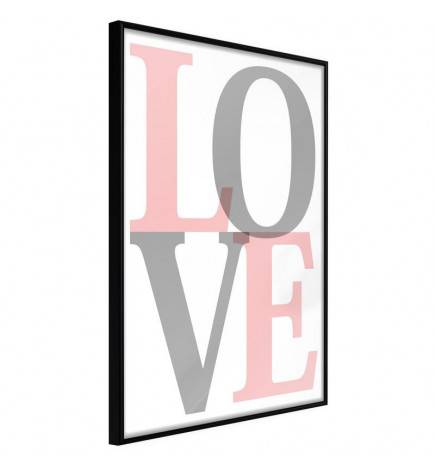 Poster et affiche - Grey-Pink Love