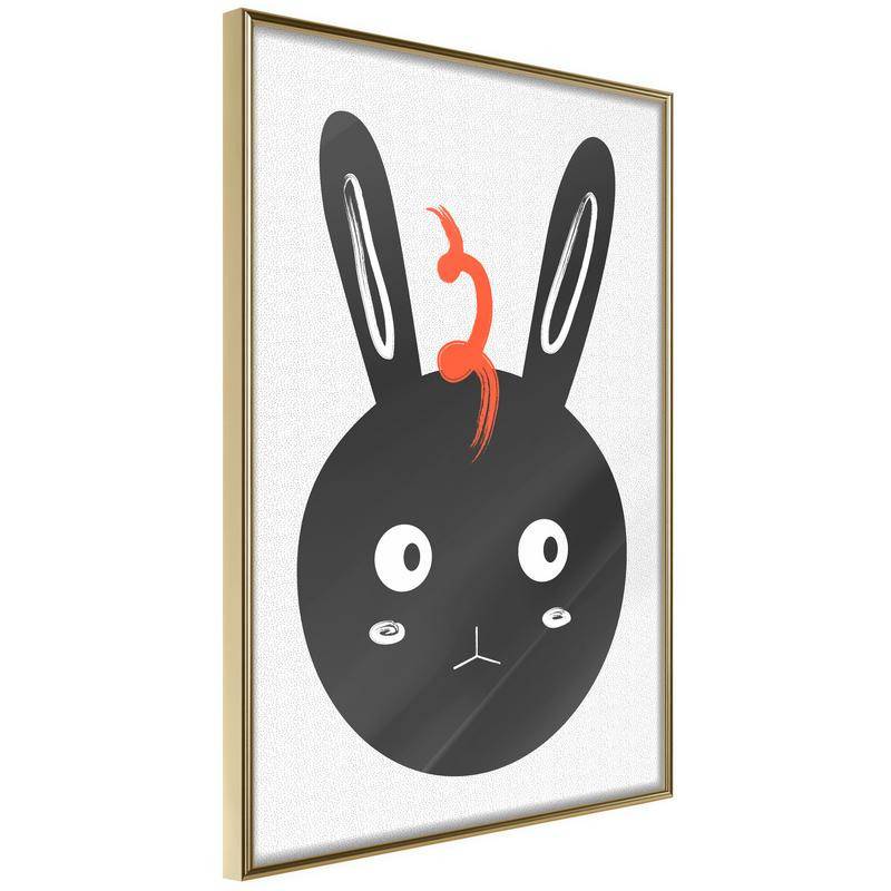 38,00 € Plakat za otroke s črnim zajčkom - Arredalacasa