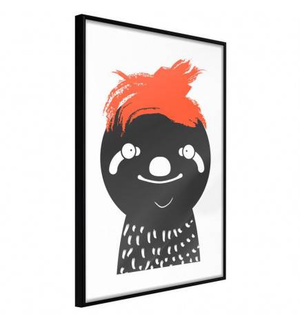 Plakat z lutko z rdečimi lasmi - Arredalacasa