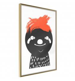 Plakat z lutko z rdečimi lasmi - Arredalacasa