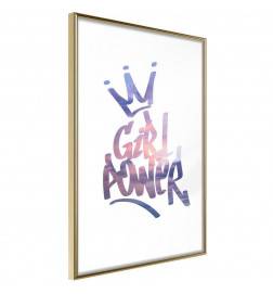 Poster in cornice - il potere è femmina - Arredalacasa
