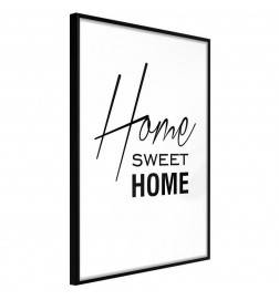 38,00 € Plakatas su užrašu home sweet home – Arredalacasa