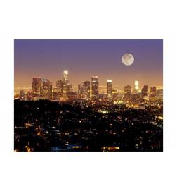 Wallpaper - The moon over the City of Angels