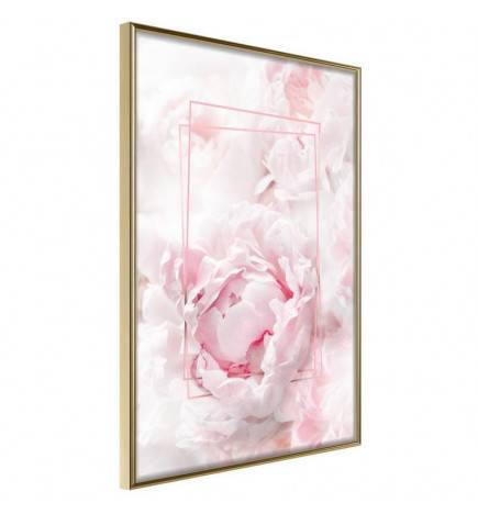 Poster met roze peonies, Arredalacasa