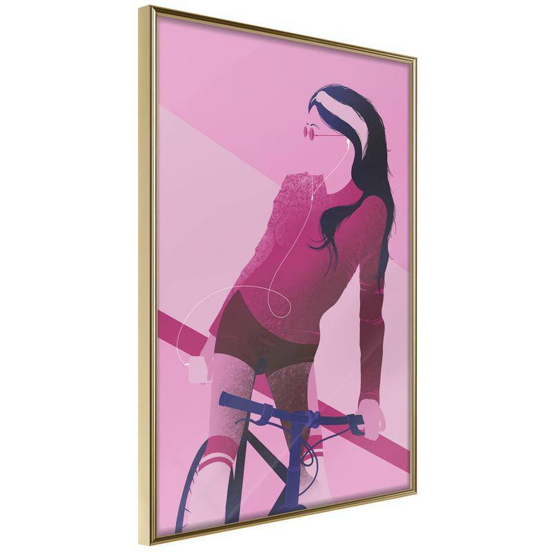38,00 € Plakat z dekletom na kolesu - Arredalacasa