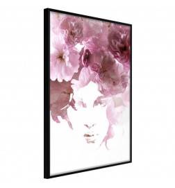 38,00 € Plakat z dekletom in vijoličnimi rožami - Arredalacasa