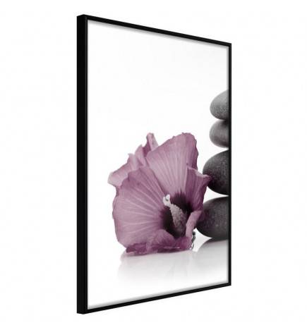 Plakāts ar violetu liliju - Arredalacasa