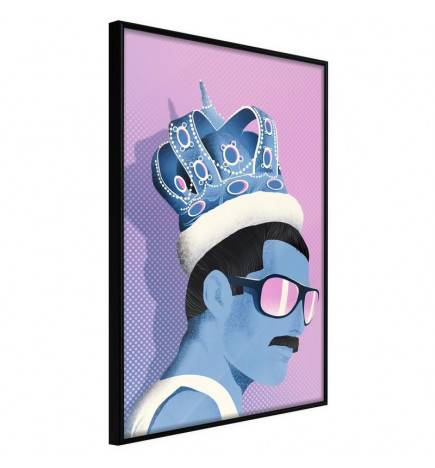 Poster in cornice con Freddie Mercury - Arredalacasa
