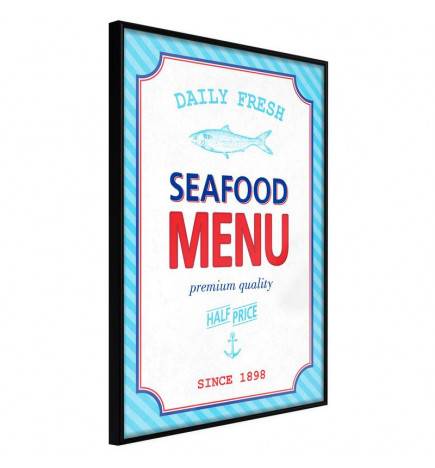 Poster in cornice per ristoranti a base di pesce - Arredalacasa