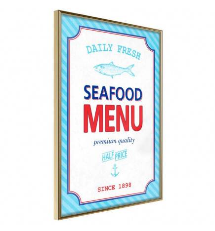 Poster in cornice per ristoranti a base di pesce - Arredalacasa