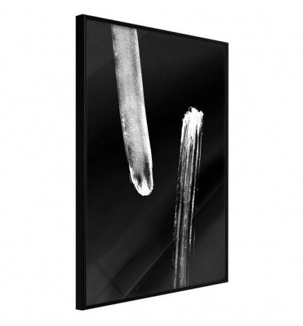38,00 € Plakat z dvema lesenima palicama s črnim ozadjem - Arredalacasa