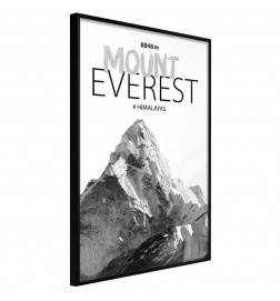 Poster met Mount Everest