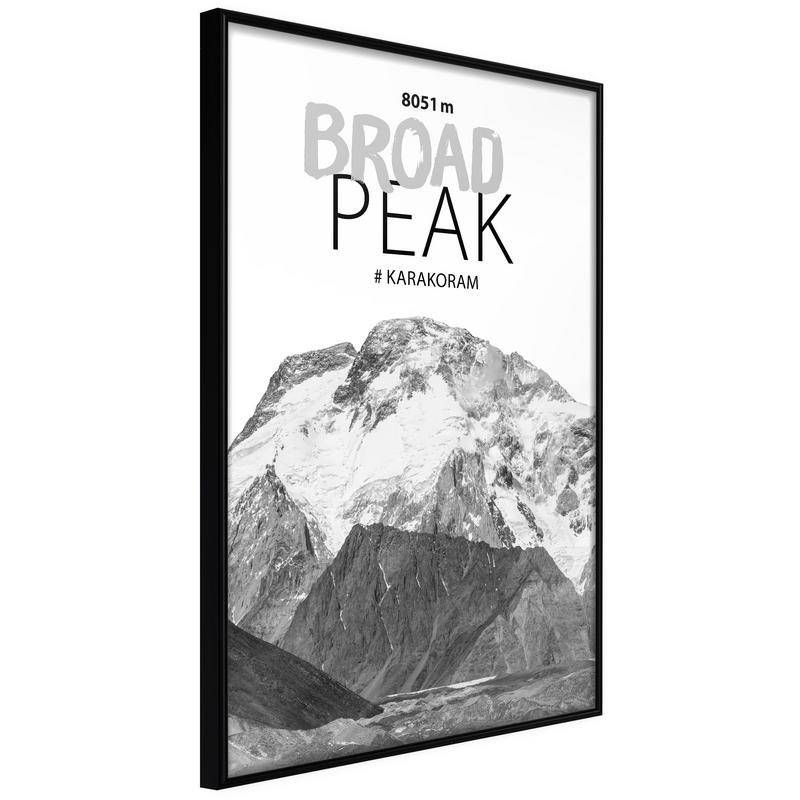 38,00 € Poster met de Chinese berg Broad Peak