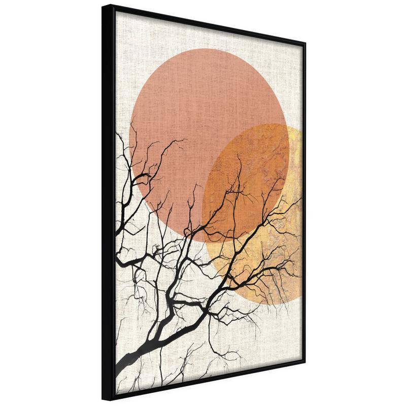 38,00 € Poster met een boom en met maan en zon, Arredalacasa