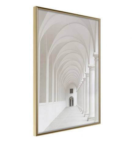 Poster - White Colonnade
