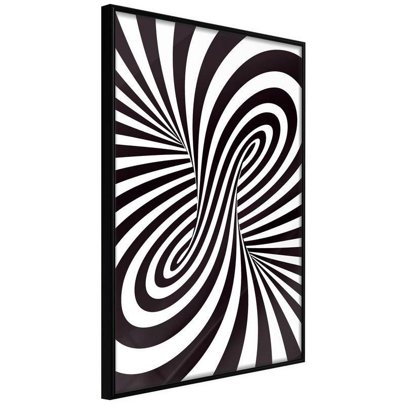 38,00 € Poster - Black and White Swirl