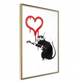 Poster - Banksy: Love Rat