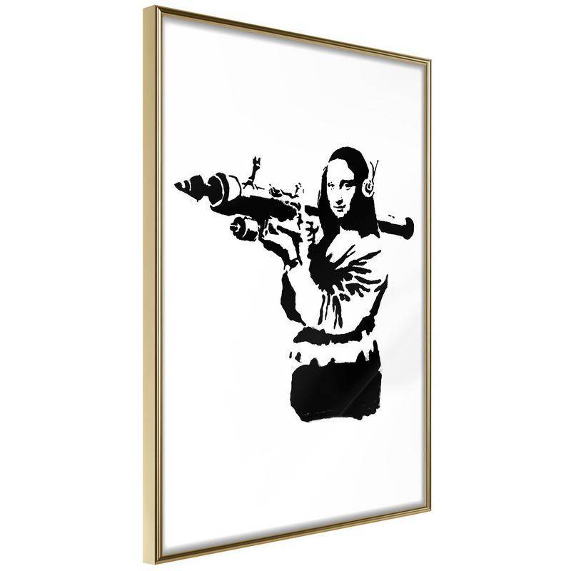 38,00 €Poster et affiche - Banksy: Mona Lisa with Bazooka II