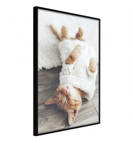 Poster in cornice con un gattino dolcissimo - Arredalacasa