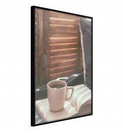 Poster in cornice con una tazza di caffè - Arredalacasa