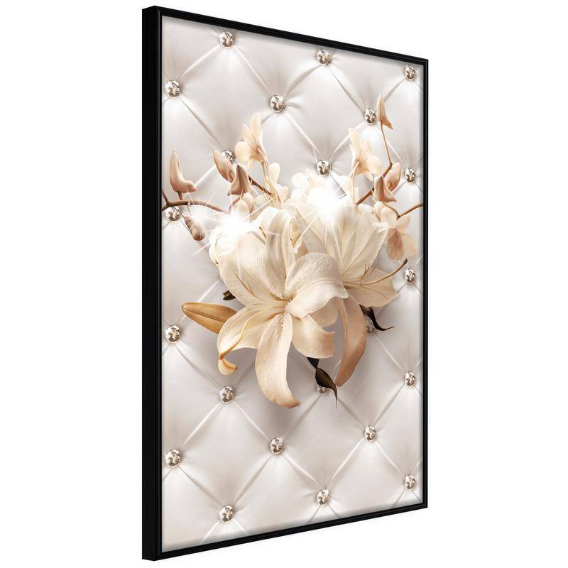 38,00 € Poster - Lilies on Leather Upholstery