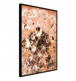 Abstraktni cvetlični plakat s kroglami - Arredalacasa