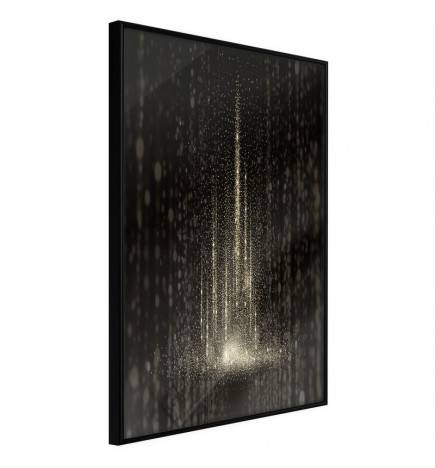 Poster in cornice con la pioggia notturna - Arredalacasa