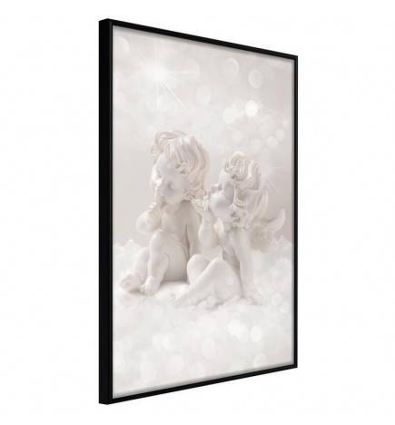 38,00 € Poster met twee kleine engelen kussen Arredalacasa