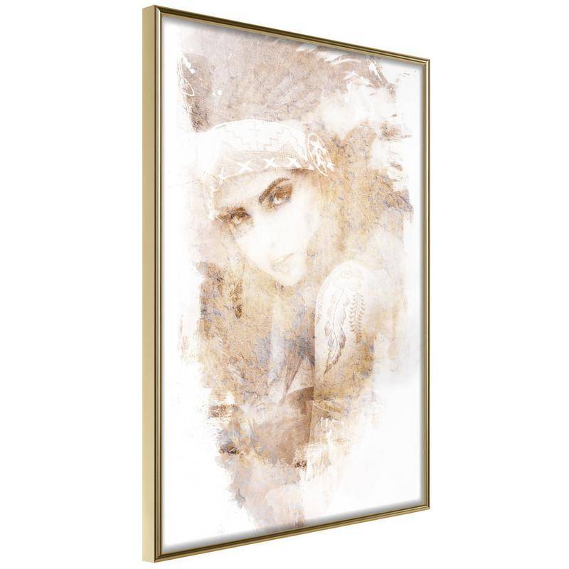 38,00 € Poster - Mysterious Look (Beige)