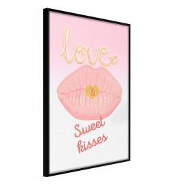 38,00 €Poster in cornice con le labbra rosa - Arredalacasa