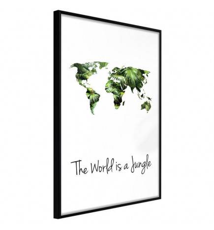 Poster - We Live in a Jungle