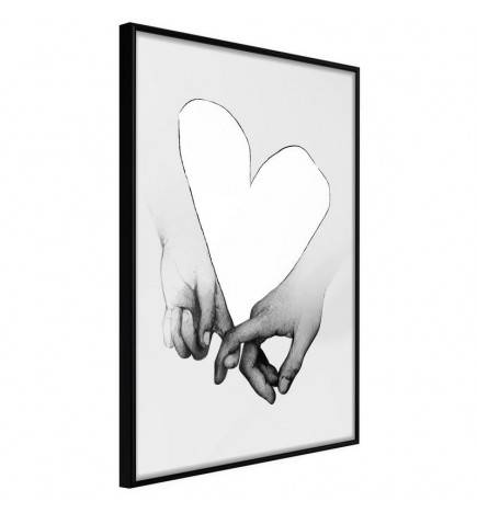 Poster kahe armastatud kätega - Arredalacasa