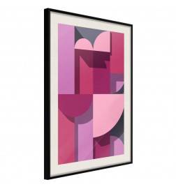 45,00 € Abstract paars en roze poster Arredalacasa
