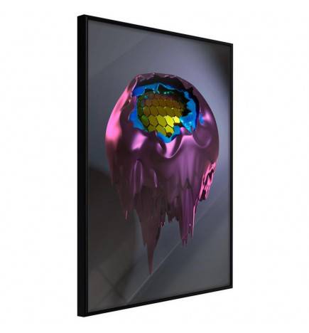 45,00 € Plakāts ar violetu un abstraktu sfēru - Arredalacasa