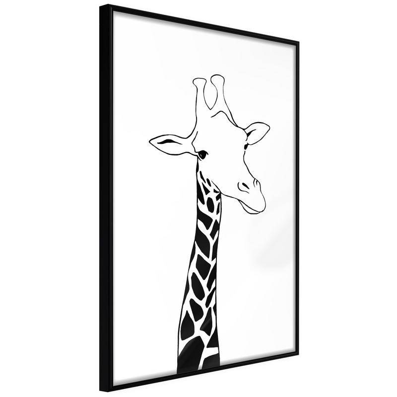 38,00 € Plakat s črno-belo žirafo - Arredalacasa