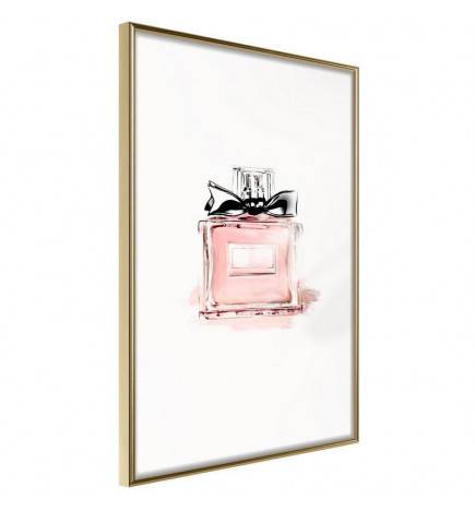 Plakat z rožnatim parfumom - Arredalacasa