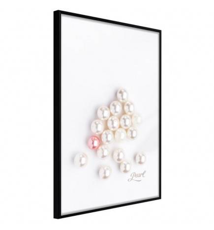 Poster in cornice con tante piccole perle - Arredalacasa