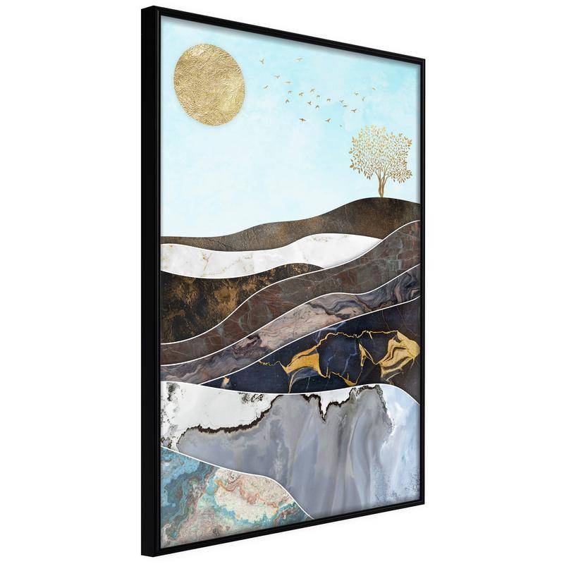 38,00 € Poster met kleurrijke bergen en naif Arredalacasa