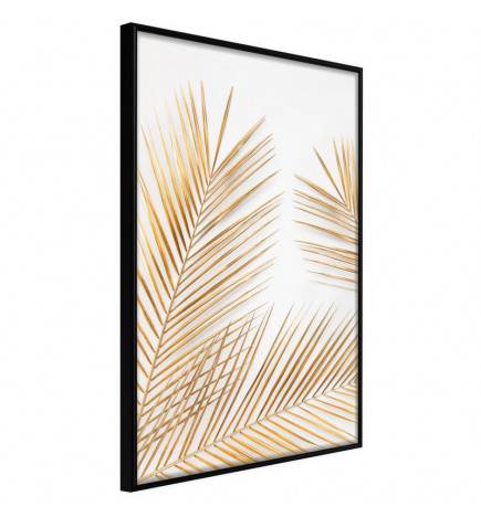 38,00 € Plakatas su trimis smėlio spalvos palmių lapais – Arredalacasa