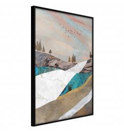 38,00 € Poster op de hellingen van de sneeuwachtige berg Arredalacasa