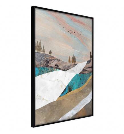 Plakatas ant sniego kalno šlaitų – Arredalacasa