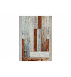 Papier peint - Labyrinth of wooden planks